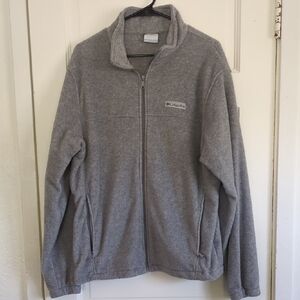 Columbia Gray Performance Jacket Full Zip Fleece